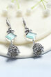 Mint Green Brass Jhumka image number 0