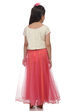 Beige And Pink And Lehenga Set Top image number 4