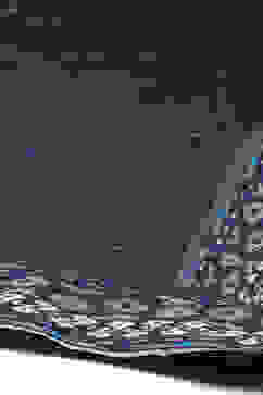 Indigo Cotton Anarkali Kurta Palazzo Suit Set image number 3