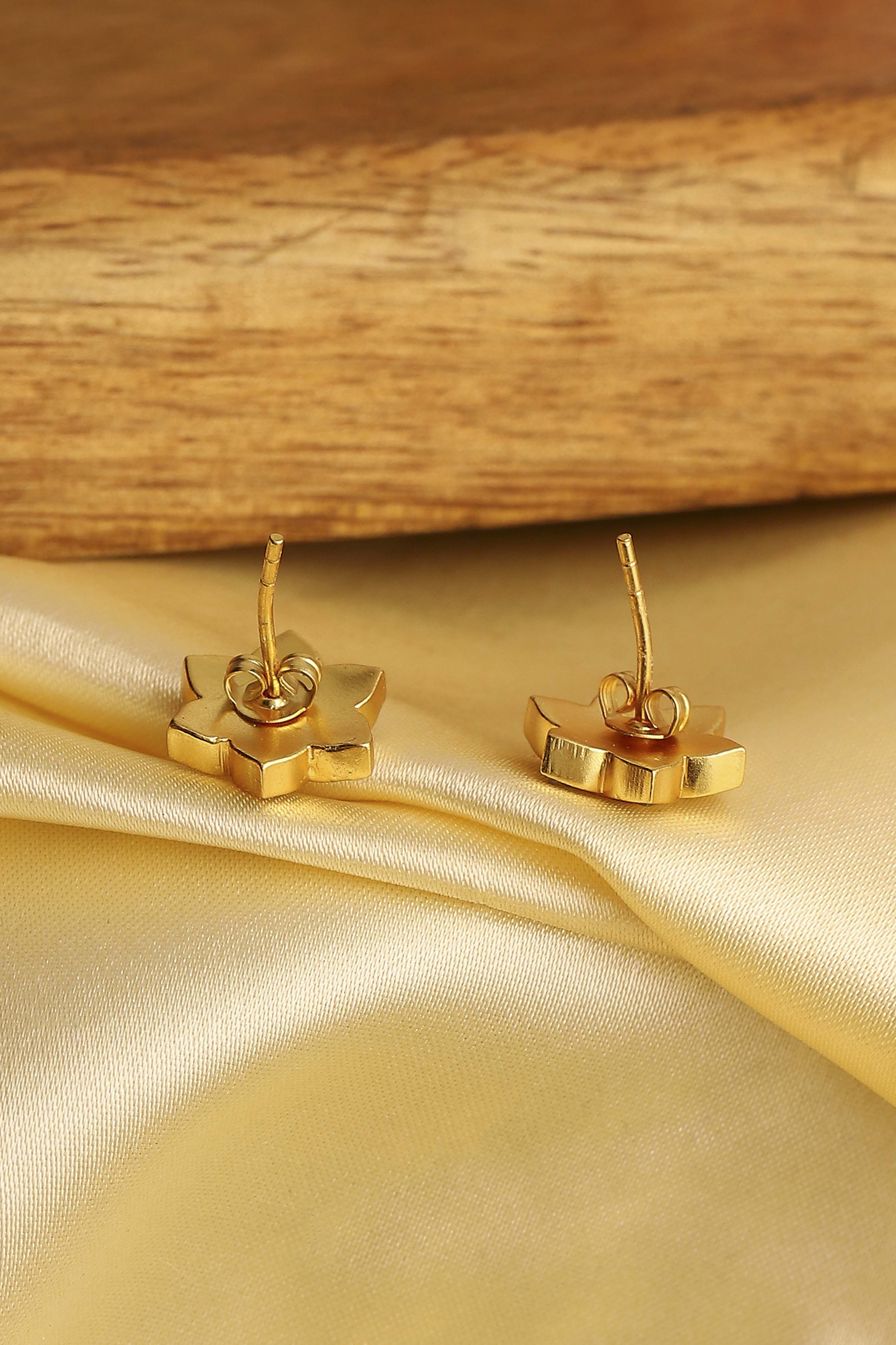 Dark Pink Brass Studs image number 2