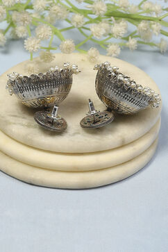 Multi Brass Jhumka image number 2