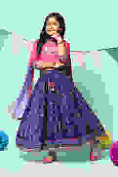 Pink Purple Viscose Short Kurta Yarndyed Suit Set image number 0