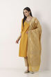 Gold Art Silk Dupatta image number 3
