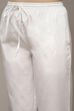 Fuschia Cotton Straight Pant image number 1