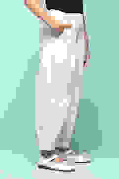 Ecru Cotton Joggers image number 3