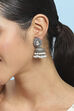 White Brass Jhumka image number 1
