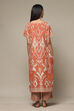 Orange LIVA Straight Printed 2 Piece Set image number 2