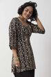 Black Cotton Printed Short Kurti image number 4
