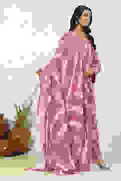 Pink Cotton Floral Unstitched Suit Set image number 6