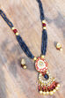 Maroon Kundan Necklace Set image number 1