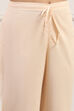Charcoal Cotton Straight Kurta Regular Pants Suit Set image number 2