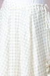 Off White Poly Metallic Cotton Straight Kurta Skirt Suit Set image number 3