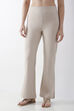 White Solid Flared Pants image number 4
