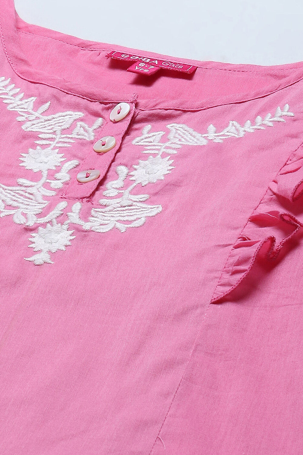 Multicolor Cotton Straight Printed Kurta Skirt Suit Set image number 1