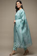 Green Cotton & Kota Digital Print Unstitched Suit Set image number 6