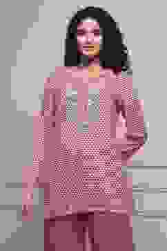 Red Art Silk Regular Kurta image number 5