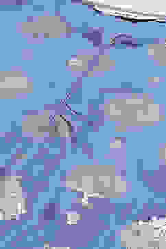 Blue Viscose Straight Printed Kurta image number 1