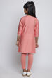 Turquoise Cotton Straight Kurta Legging Suit Set image number 5