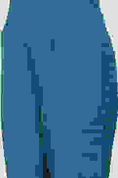 Teal Art Silk Straight Kurta Slim Pant Suit Set image number 2