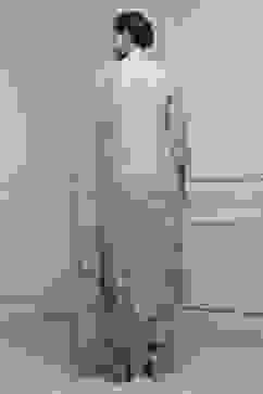 Blue Cotton Blend Hand Embroidered Unstitched Suit Set image number 5