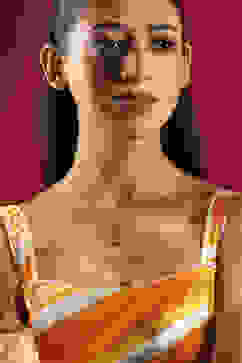 Red Brass Necklace image number 3