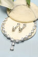 White Brass Necklace Set image number 2