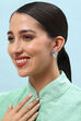 White Pearl Brass earrings image number 1