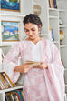 Blue Cotton Blend Digital Print Unstitched Suit Set  image number 1