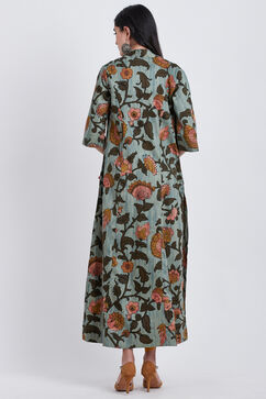 Green Viscose Three Piece Set image number 5