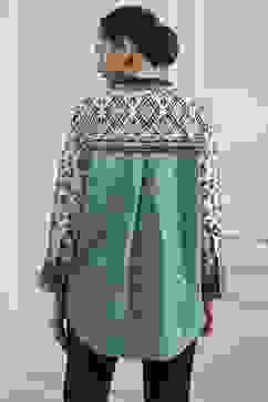 Black Cotton Printed Straight Shirt image number 3