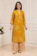 Red Viscose Rayon Printed Straight Suit Set image number 0