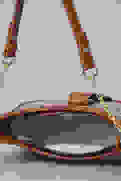 Rust PU Shoulder Bag image number 5