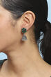 Green Brass Jhumka image number 1