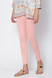 Off White Viscose And Lycra Leggings image number 2