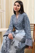 Blue & White Jalabiya Kaftan image number 0