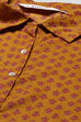 Yellow Rayon Straight Printed 2 Piece Set image number 1