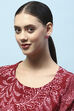 Light Pink Silver-Plated CZ Studded Contemporary Studs image number 1