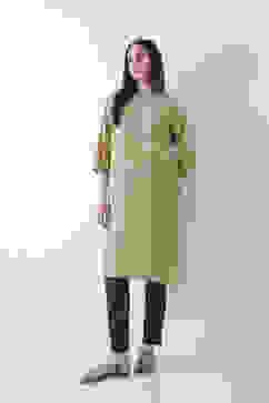 Bottle Green Solid Cotton Lycra Straight Pants image number 0