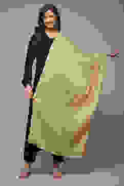 Beige Cotton Dupatta image number 0