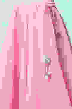 Bubble gum Pink Nylon Short Top Lehenga Set image number 2