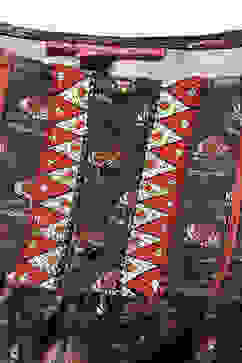 Black Viscose Short Kurta Printed Top image number 1