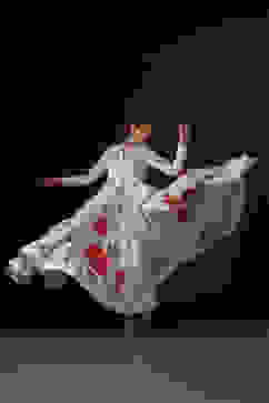 Rohit Bal Ivory Cotton Silk Anarkali Printed Suit Set image number 8