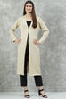 Beige Acrylic Yarndyed Shrug image number 5