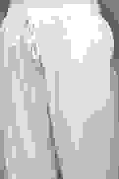 White Cotton Regular Solid Pants image number 1