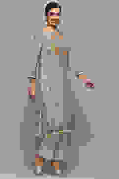 Beige Viscose Straight Kurta image number 4