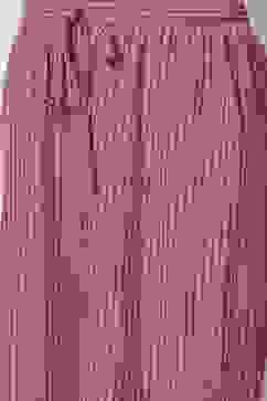 Pink Clay Cotton Straight Fusion Yarndyed Kurta Set image number 2