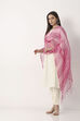 Pink Cotton Dupatta image number 0