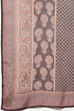Multicolour Velvet Unstitched Suit Set image number 3