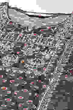 Charcoal Cotton Straight Kurta Slim Pants Suit Set image number 1