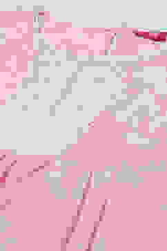 Pink Cotton Floral Printed Gathered Peplum Suit Set image number 1